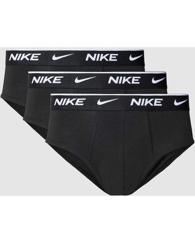 Nike Slip Met Elastische Band Met Logo - Zwart