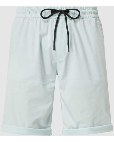 Tom Tailor Short Met Stretch - Blauw