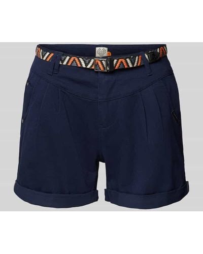 Ragwear Shorts mit Gürtel Modell 'Heeven' - Blau