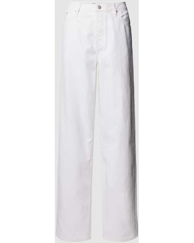Calvin Klein Regular Fit Jeans im 5-Pocket-Design - Weiß