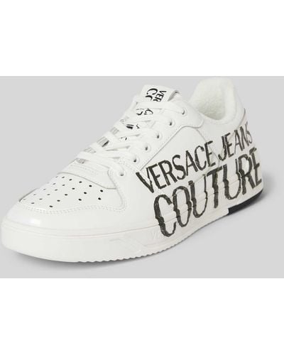 Versace Sneaker mit Label-Print Modell 'FONDO STARLIGHT' - Weiß