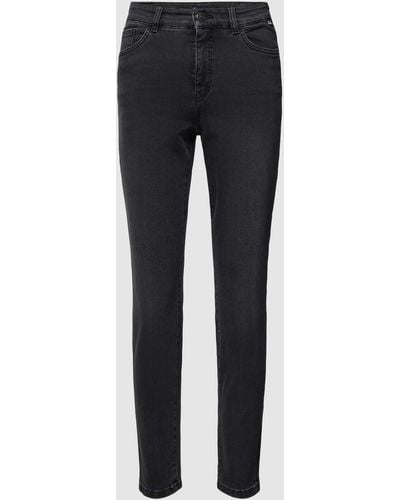 Marc Cain Slim Fit Jeans mit 5-Pocket-Design Modell 'SILEA' - Blau
