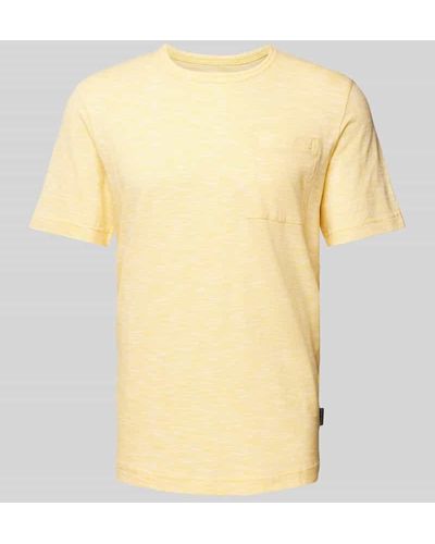 Tom Tailor T-Shirt mit Brusttasche - Gelb