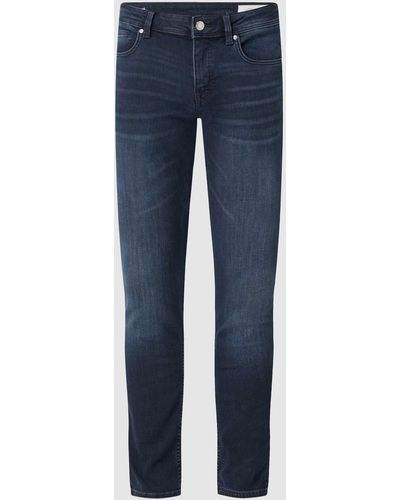 S.oliver Slim Tapered Fit Jeans Met Stretch - Blauw