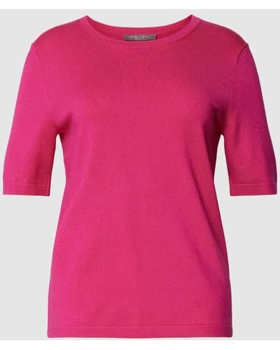 christian berg T-Shirt in Strick-Optik - Pink