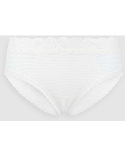 Passionata Panty mit floraler Spitze Modell 'Brooklyn' - Weiß