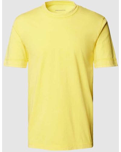 DRYKORN T-Shirt mit Rundhalsausschnitt Modell 'Raphael' - Gelb
