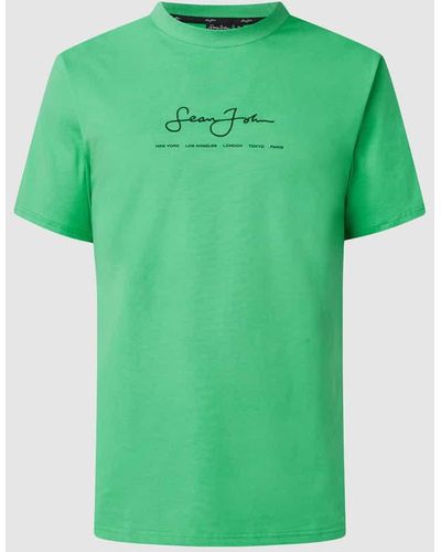 Sean John T-Shirt mit Logo - Grün