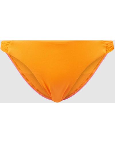 Banana Moon Bikinibroekje Met Contrasterende Achterkant, Model 'lana Twister' - Oranje