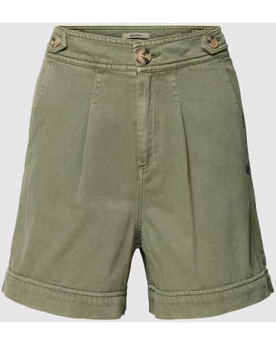 Garcia Shorts mit Eingrifftaschen - Grün