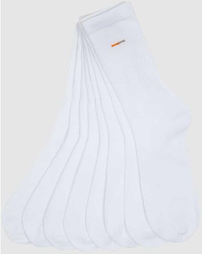 Camano Socken mit Stretch-Anteil im 8er-Pack - Weiß