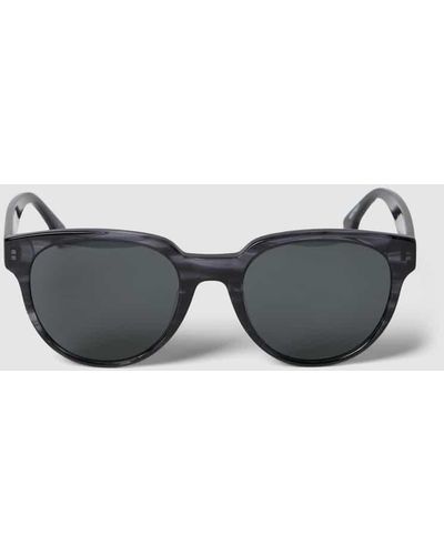 Quiksilver Sonnenbrille mit runden Gläsern Modell 'ROGUERY' - Grau