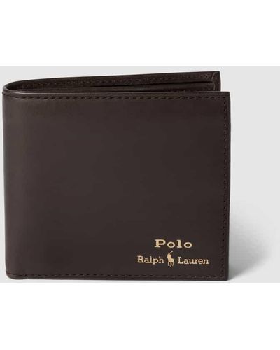 Polo Ralph Lauren Portemonnaie mit Label-Print - Grau