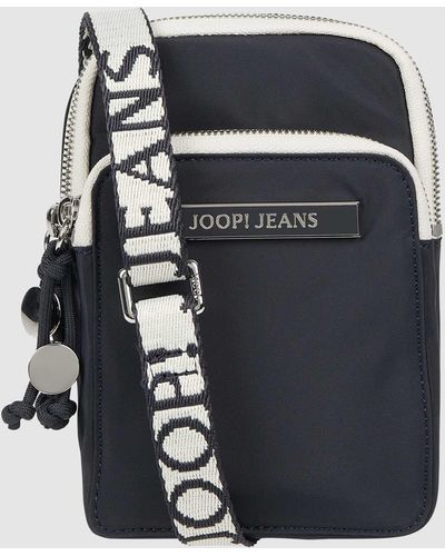 JOOP! Jeans Gsm-tasje Met Metalen Logo - Zwart