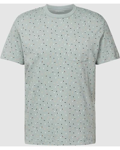 Tom Tailor T-shirt Met All-over Motief - Meerkleurig