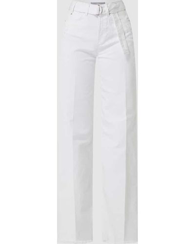 Mavi Straight Fit Jeans mit Stretch-Anteil Modell 'Joy' - Weiß