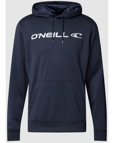 O'neill Sportswear Hoodie mit Label-Stitching Modell 'RUTILE' - Blau