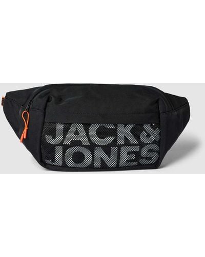 Jack & Jones Schoudertas Met Labelprint - Zwart