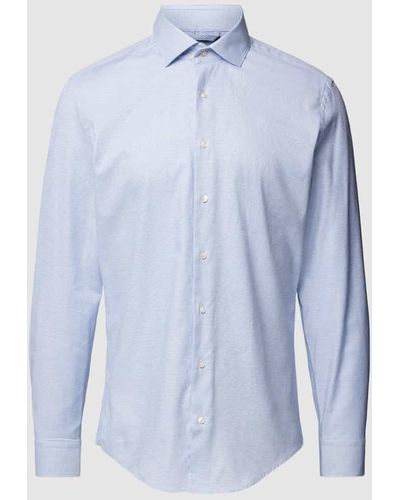 Seidensticker Regular Fit Business-Hemd mit New-Kent-Kragen - Blau