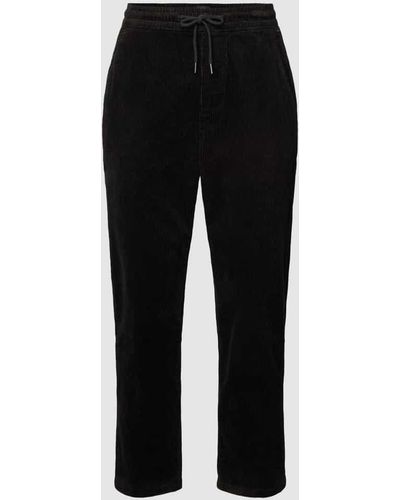 Only & Sons Tapered Cropped Hose aus Cord Modell 'LINUS' - Schwarz