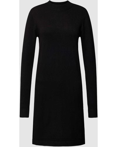 Object Mini-jurk Met Opstaande Kraag - Zwart