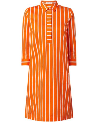 Christian Berg Women Blusenkleid aus Baumwolle - Orange