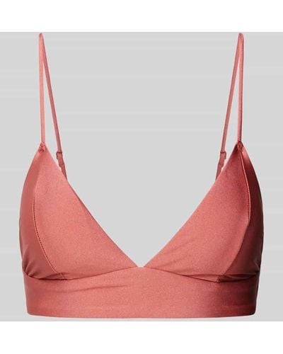 Barts Bralette-Bikini-Oberteil mit breitem Bund Modell 'Isla' - Pink
