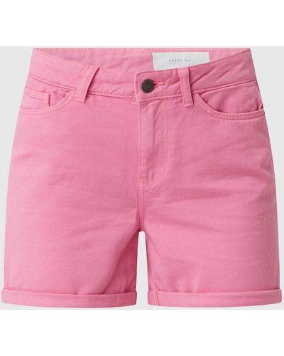 Noisy May Shorts aus Baumwolle Modell 'Smiley' - Pink
