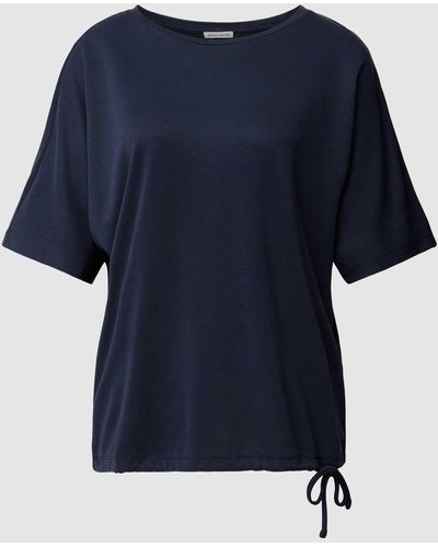 Tom Tailor T-shirt Met Tunnelkoord - Blauw
