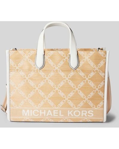 MICHAEL Michael Kors Tote Bag Met Labeldetail - Naturel
