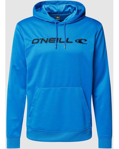 O'neill Sportswear Hoodie Met Logostitching - Blauw