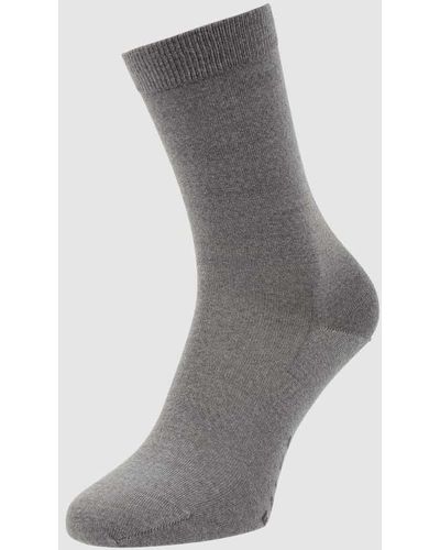 FALKE Socken mit Stretch-Anteil Modell Softmerino - Grau