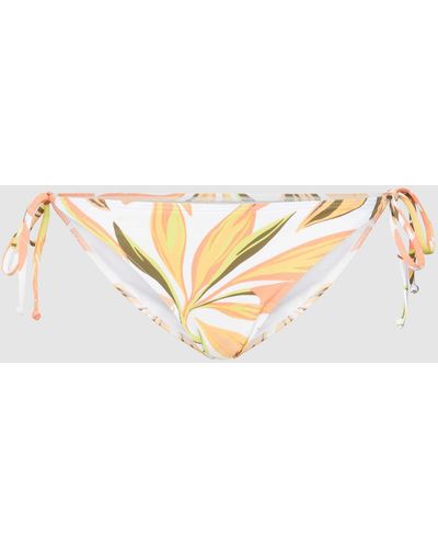Roxy Bikini-Slip mit Allover-Print Modell 'BEACH CLASSICS' - Mettallic