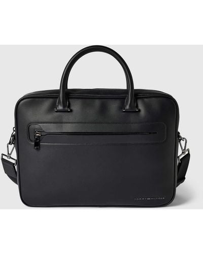 Tommy Hilfiger Business-Tasche mit Reißverschlusstasche - Schwarz