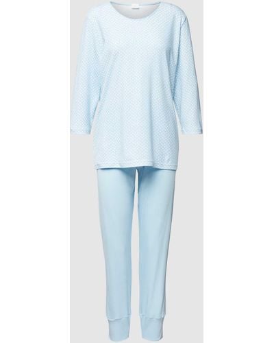 Mey Pyjama Van Katoen - Blauw