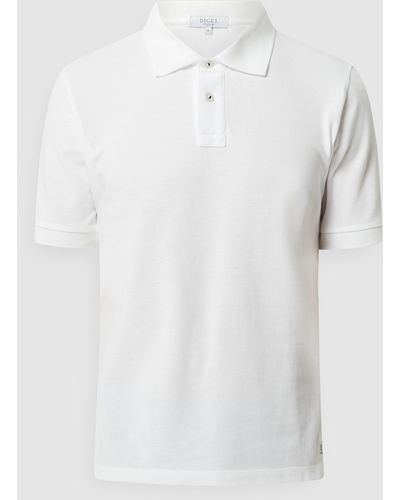 DIGEL Poloshirt aus Baumwolle - Weiß