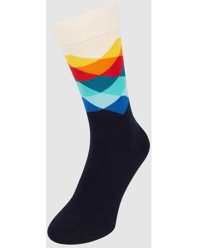 Happy Socks Socken mit Allover-Muster - Blau