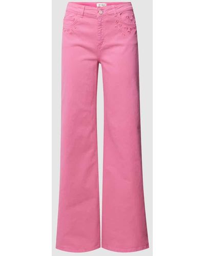 FABIENNE CHAPOT Jeans im 5-Pocket-Design Modell 'Eva' - Pink