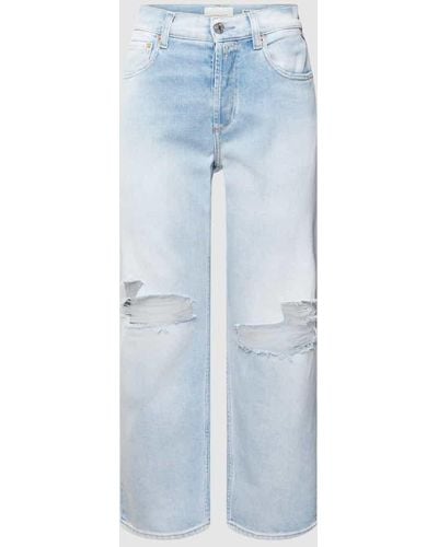 Replay Jeans mit Label-Patch Modell 'MAIJKE' - Blau