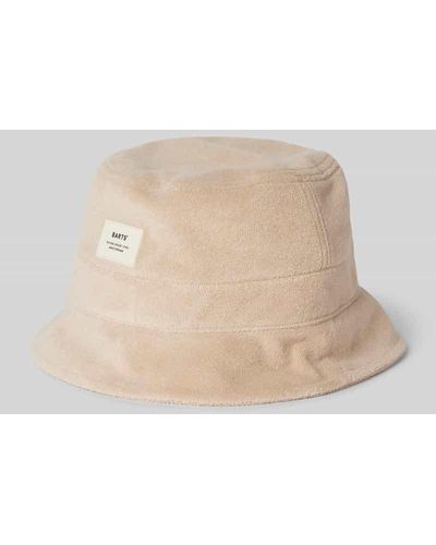 Barts Hut aus Frottee mit Label-Patch Modell 'GLADIOLA' - Natur