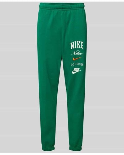 Nike Sweatpants mit Label-Print - Grün