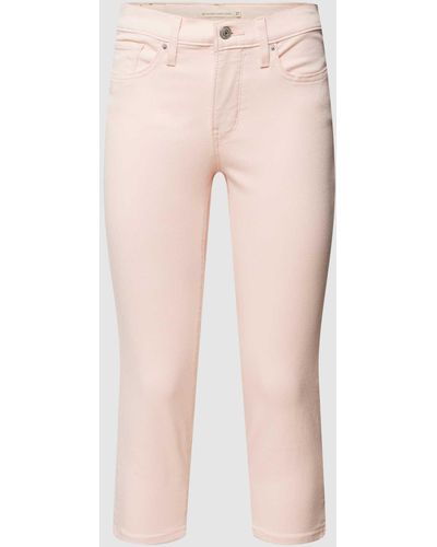Levi's® 300 Skinny Fit Capri-jeans Met Een Shaping-effect - Roze