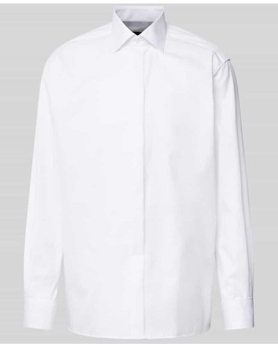 Eterna Comfort Fit Business-Hemd mit Kentkragen - Weiß