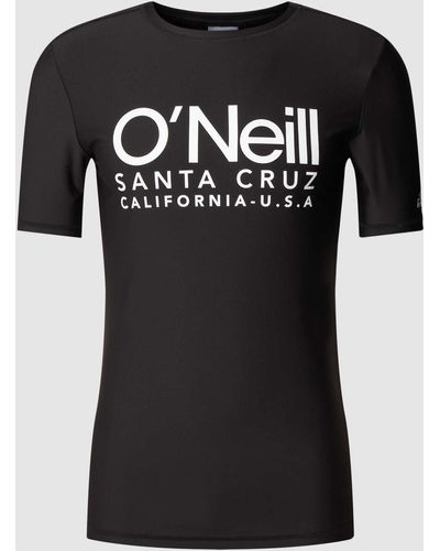 O'neill Sportswear T-Shirt mit Label-Print Modell 'CALI' - Schwarz
