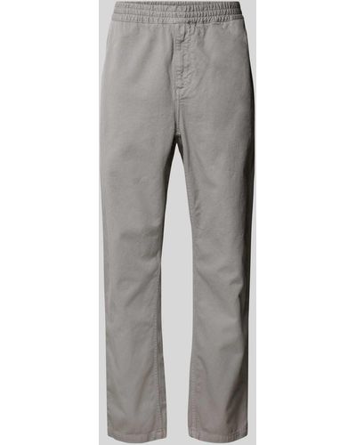 Carhartt Hose mit Eingrifftaschen Modell 'FLINT' - Grau