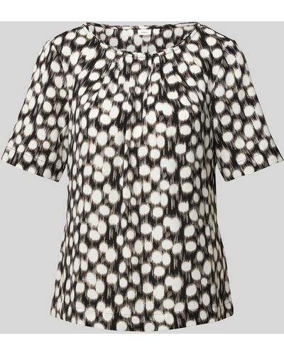 S.oliver Blouse Met All-over Print - Wit