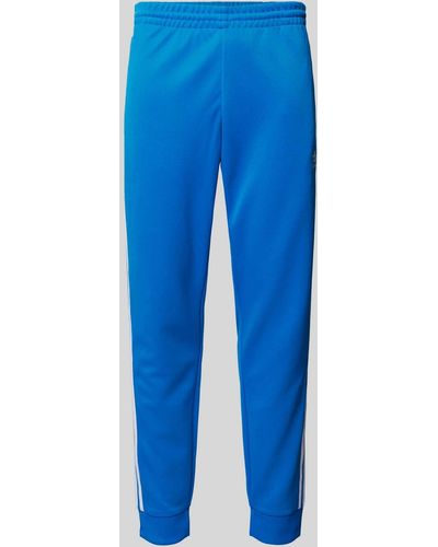 adidas Originals Sweatpants Met Logostitching - Blauw