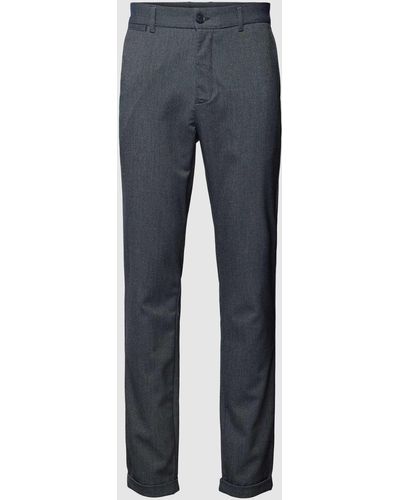 Matíníque Stoffen Broek Met Steekzakken - Blauw