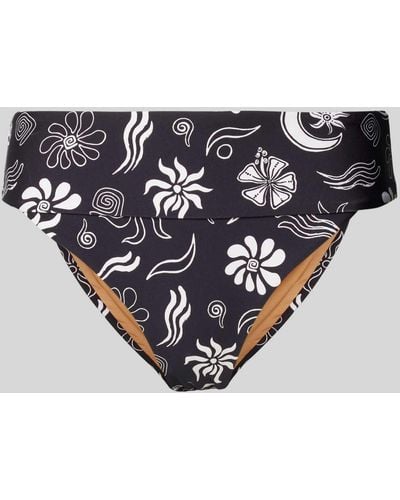 Rip Curl Bikini-Hose mit floralem Muster Modell 'HOLIDAY GOOD' - Blau