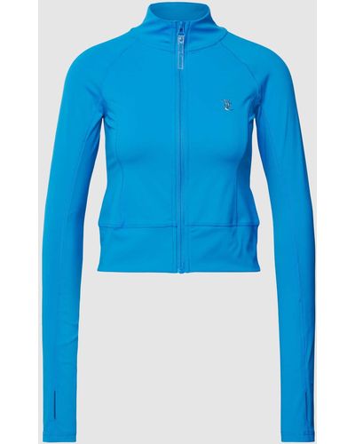 Juicy Couture Trainingsjacke mit Logo-Detail Modell 'LARA' - Blau
